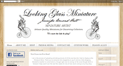 Desktop Screenshot of lookingglassminiature.com